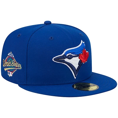 Men's New Era Royal Toronto Blue Jays  1993 World Series Team Color 59FIFTY Fitted Hat