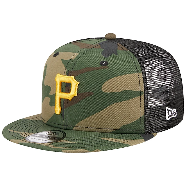 New Era Men's New Era Camo Cincinnati Reds Woodland Camo Trucker
