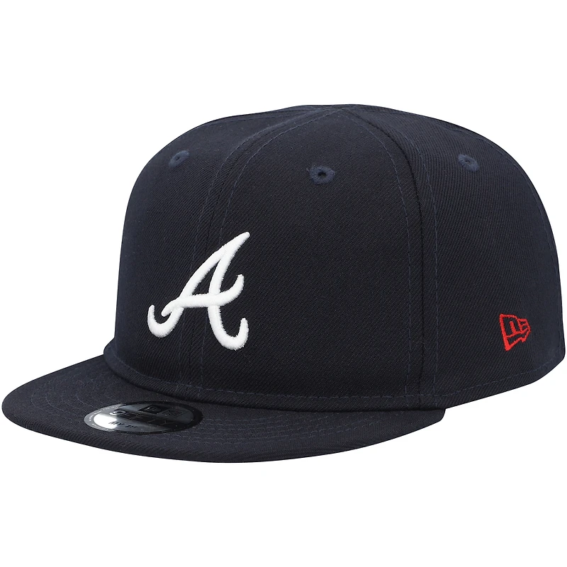 Infant New Era Navy Atlanta Braves My First 9FIFTY Adjustable Hat