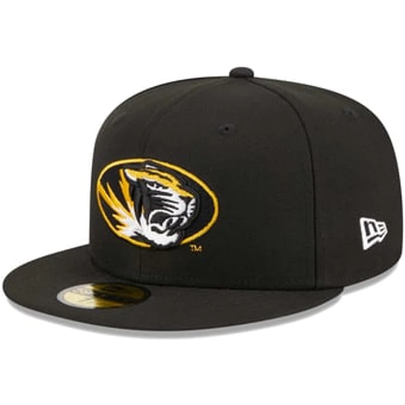 Men's New Era Black Missouri Tigers 59FIFTY Fitted Hat