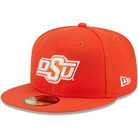 Men's New Era Orange Oklahoma State Cowboys 59FIFTY Fitted Hat