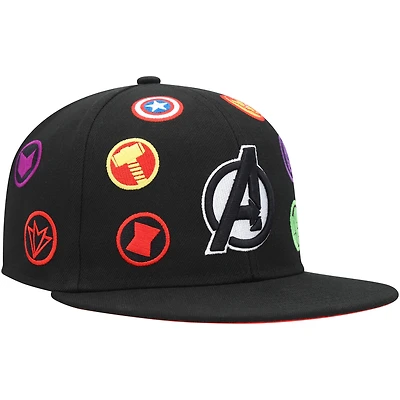 Men's Marvel Black The Avengers Fitted Hat