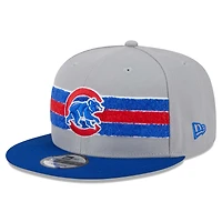 Men's New Era Gray/Royal Chicago Cubs Band 9FIFTY Snapback Hat