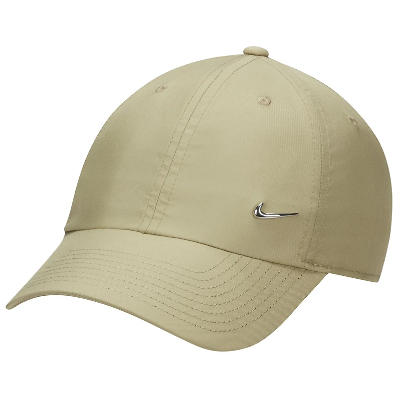 Unisex Nike  Olive Metal Swoosh Lifestyle Performance Club Adjustable Hat