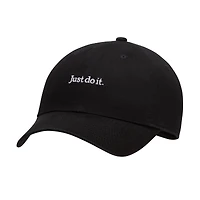 Unisex Nike  Black Just Do It Lifestyle Club Adjustable Hat