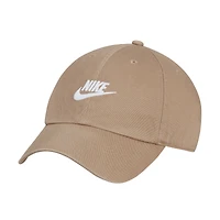 Unisex Nike Khaki Futura Wash Club Adjustable Hat