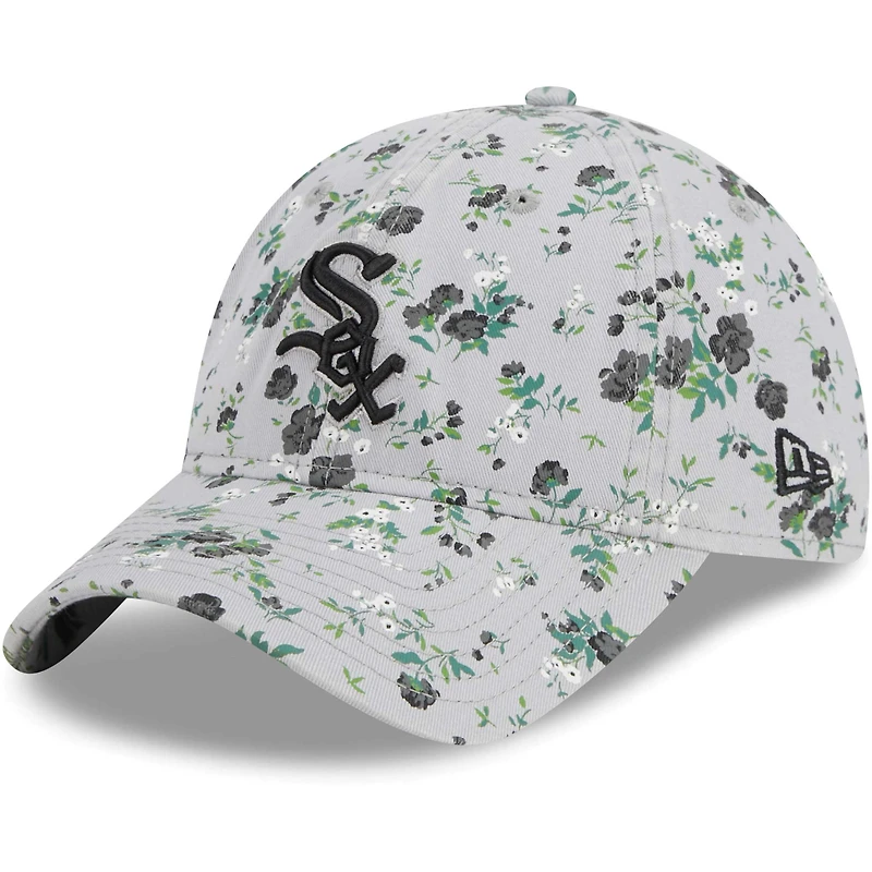 Women's New Era Gray Chicago White Sox Bouquet 9TWENTY Adjustable Hat