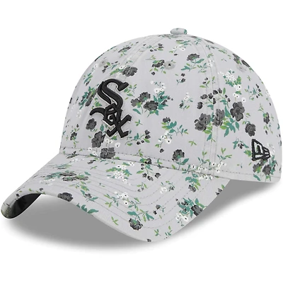 Women's New Era Gray Chicago White Sox Bouquet 9TWENTY Adjustable Hat