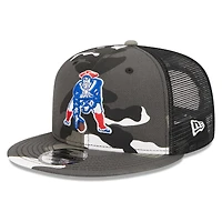 Men's New Era Urban Camo New England Patriots 9FIFTY Trucker Snapback Hat