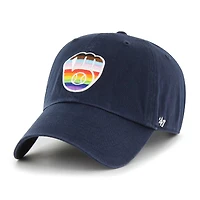 Men's '47  Navy Milwaukee Brewers Team Pride Clean Up Adjustable Hat