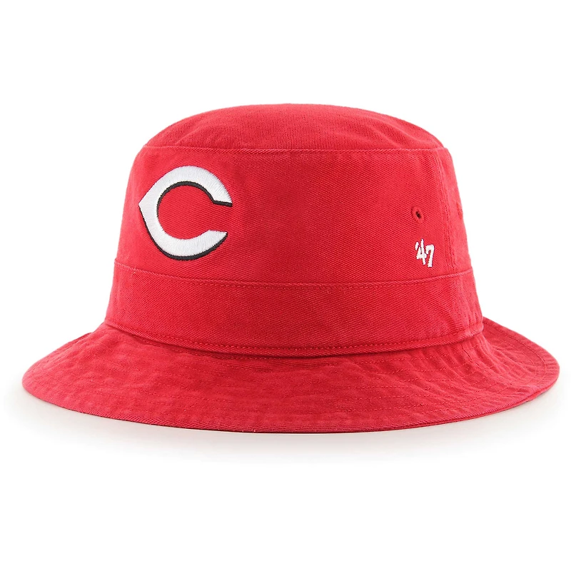 Men's '47  Red Cincinnati Reds Primary Bucket Hat
