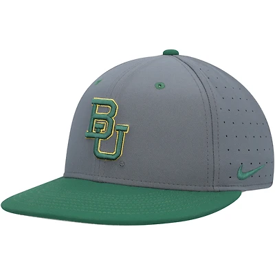 Men's Nike Baylor Bears Aero True Baseball Performance Fitted Hat
