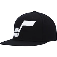Men's Mitchell & Ness Black Utah Jazz Ground 2.0 Snapback Hat