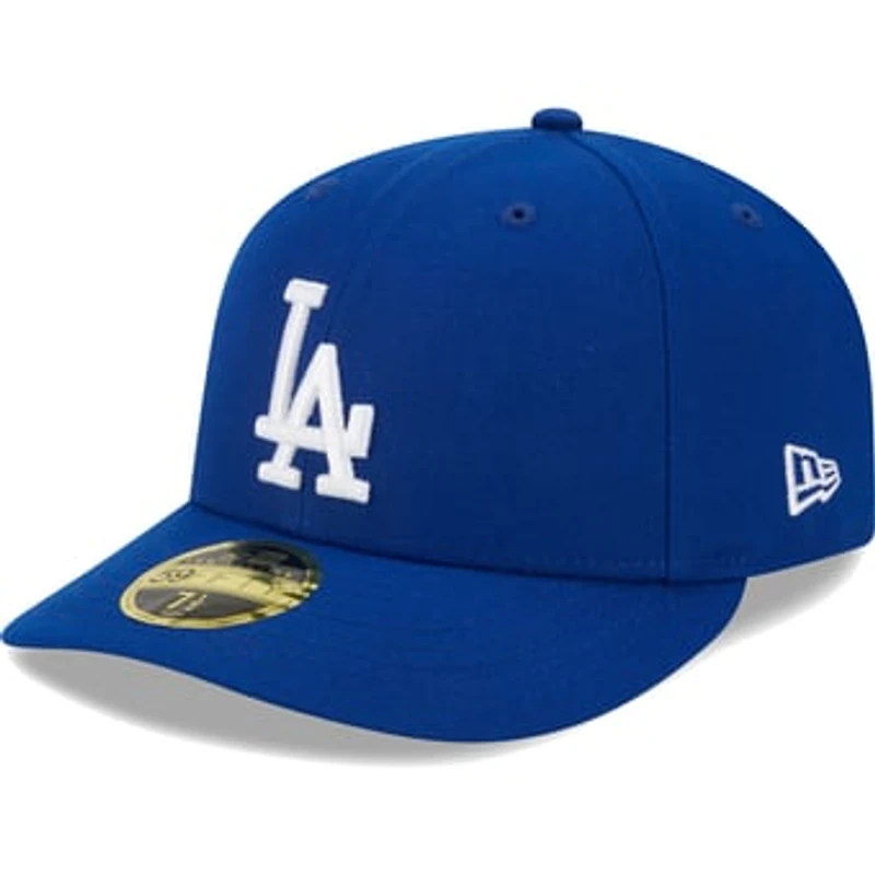 Men's New Era  Royal Los Angeles Dodgers White Logo Low Profile 59FIFTY Fitted Hat