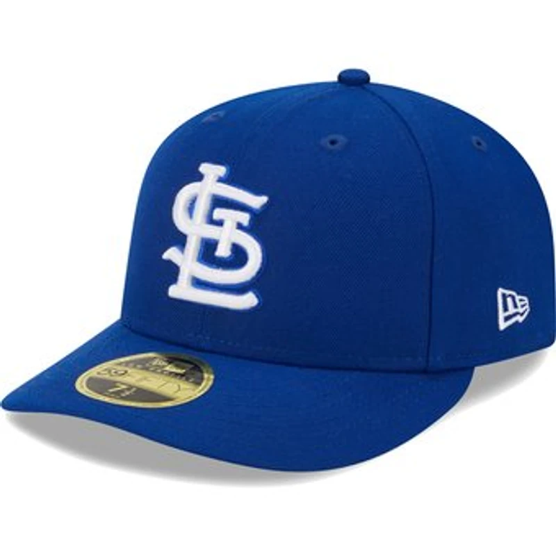 Men's New Era Royal St. Louis Cardinals White Logo Low Profile 59FIFTY Fitted Hat
