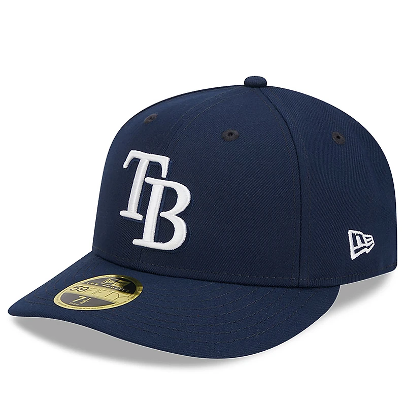 Men's New Era Navy Tampa Bay Rays Oceanside Low Profile 59FIFTY Fitted Hat
