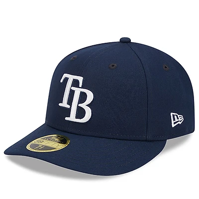 Men's New Era Navy Tampa Bay Rays Oceanside Low Profile 59FIFTY Fitted Hat