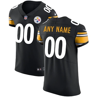 Men's Nike Black Pittsburgh Steelers Vapor Untouchable Custom Elite Jersey