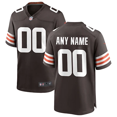 Men's Nike Brown Cleveland Browns - Custom Game Jersey