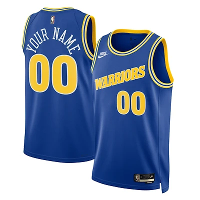 Unisex Nike Blue Golden State Warriors 2022/23 Custom Swingman Jersey - Classic Edition