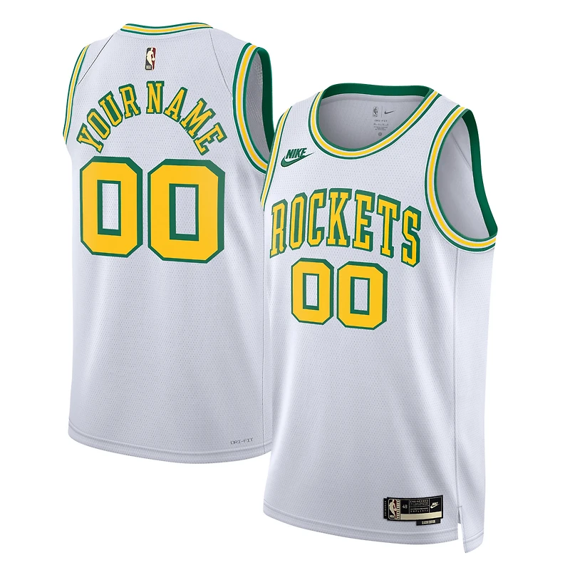 Unisex Nike White Houston Rockets 2022/23 Custom Swingman Jersey - Classic Edition