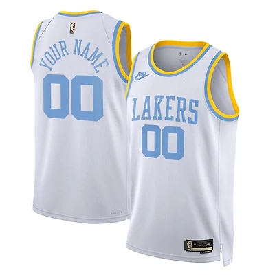 Unisex Nike White Los Angeles Lakers 2022/23 Custom Swingman Jersey - Classic Edition