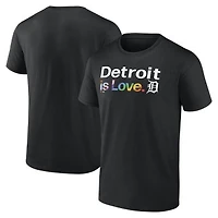 Men's Fanatics Black Detroit Tigers City Pride T-Shirt