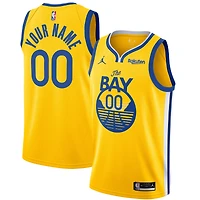 Men's Jordan Brand Gold Golden State Warriors - Swingman Custom Jersey - Statement Edition