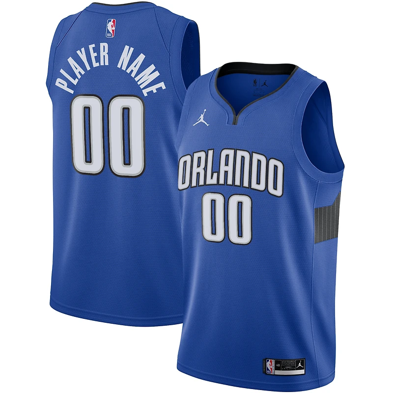 Men's Jordan Brand Blue Orlando Magic Swingman Custom Jersey - Statement Edition