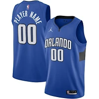 Men's Jordan Brand Blue Orlando Magic Swingman Custom Jersey - Statement Edition