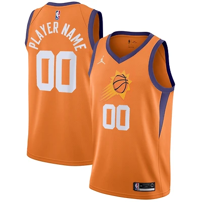 Men's Jordan Brand Orange Phoenix Suns Swingman Custom Jersey - Statement Edition
