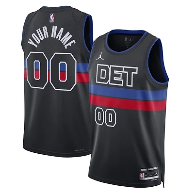 Unisex Jordan Brand Blue Detroit Pistons 2022/23 Swingman Custom Jersey - Statement Edition