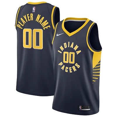 Men's Nike Navy Indiana Pacers 2020/21 Swingman Custom Jersey - Icon Edition