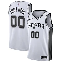 Men's Nike White San Antonio Spurs Custom Swingman Jersey - Association Edition