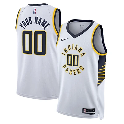 Unisex Nike White Indiana Pacers Swingman Custom Jersey - Association Edition