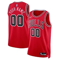 Unisex Nike Red Chicago Bulls Swingman Custom Jersey - Icon Edition