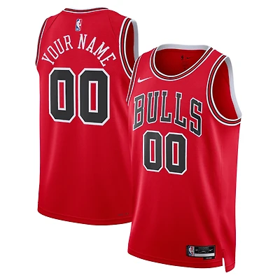 Unisex Nike Red Chicago Bulls Swingman Custom Jersey - Icon Edition