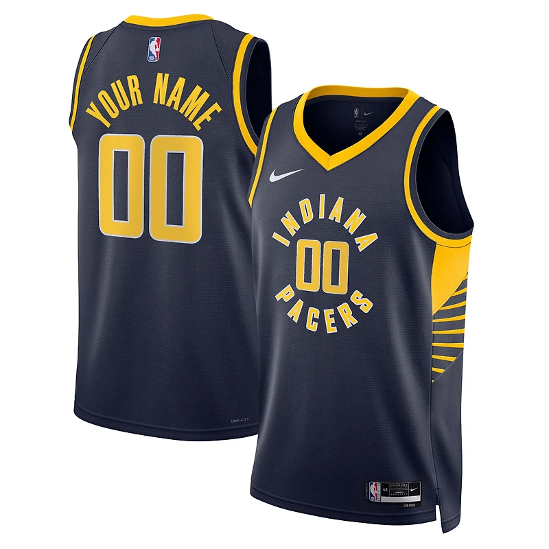Unisex Nike Navy Indiana Pacers 2022/23 Swingman Custom Jersey - Icon Edition