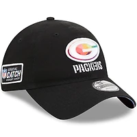 Men's New Era  Black Green Bay Packers 2023 NFL Crucial Catch 9TWENTY Adjustable Hat