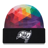 Men's New Era  Black Tampa Bay Buccaneers 2023 NFL Crucial Catch Cuffed Knit Hat