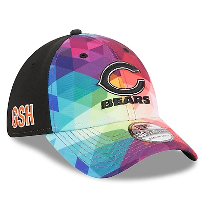 Men's New Era  Pink Chicago Bears 2023 NFL Crucial Catch 39THIRTY Flex Hat