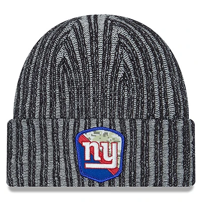 Men's New Era  Black New York Giants 2023 Salute To Service Cuffed Knit Hat