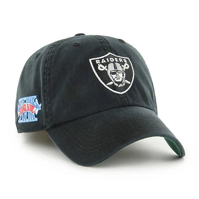 Men's '47 Black Las Vegas Raiders Sure Shot Franchise Fitted Hat