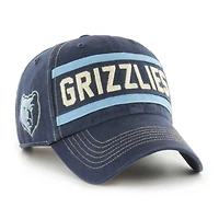 Men's '47 Navy Memphis Grizzlies Quick Snap Clean Up Adjustable Hat