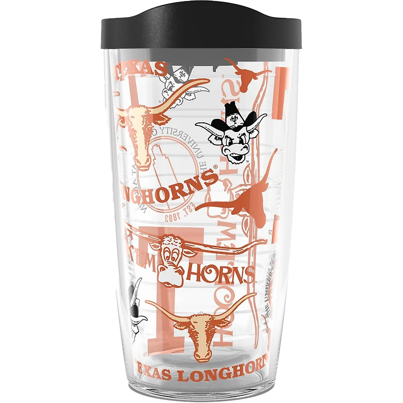 Tervis Texas Longhorns 16oz. Allover Classic Tumbler