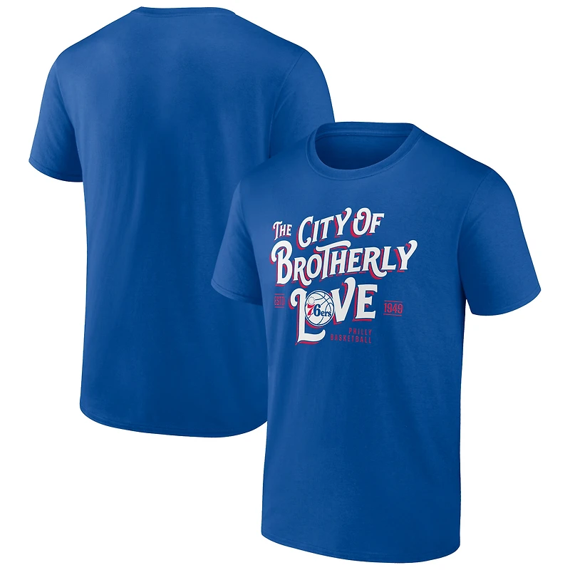 Men's Royal Philadelphia 76ers Team Pride T-Shirt