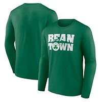 Men's Kelly Green Boston Celtics Announcer Long Sleeve T-Shirt