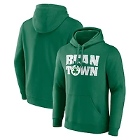 Men's Kelly Green Boston Celtics Announcer Pullover Hoodie
