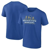 Men's Royal Golden State Warriors Announcer T-Shirt