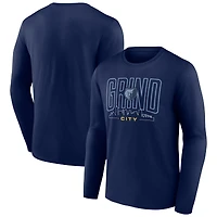 Men's Navy Memphis Grizzlies Huddle Long Sleeve T-Shirt